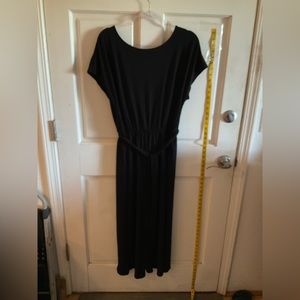 NWT Black midi jumpsuit